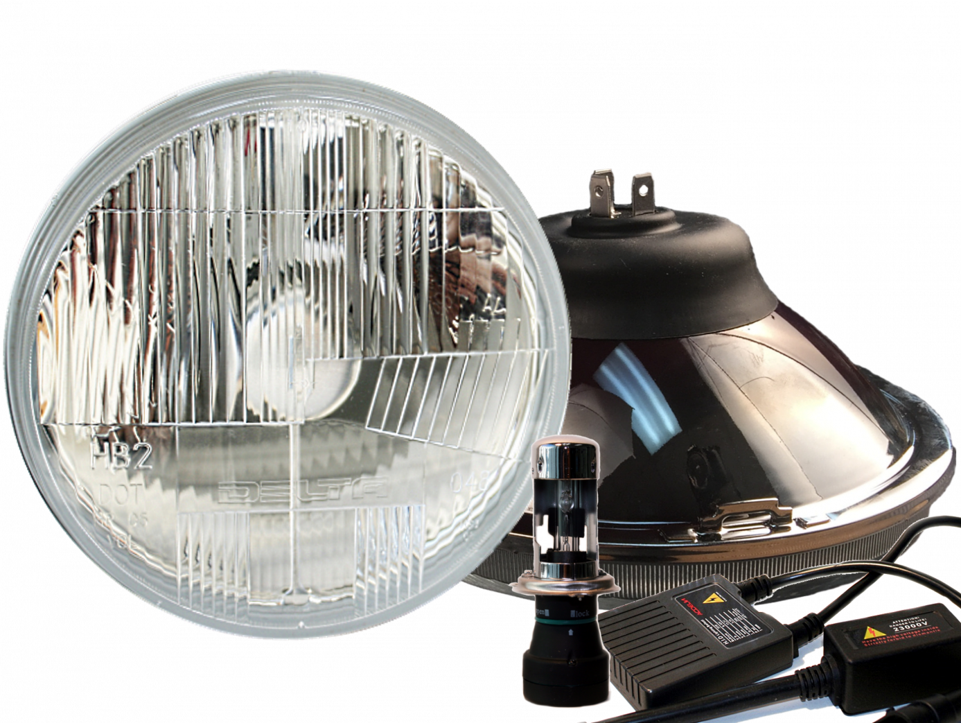 DOT 7" H I D Headlight Kit