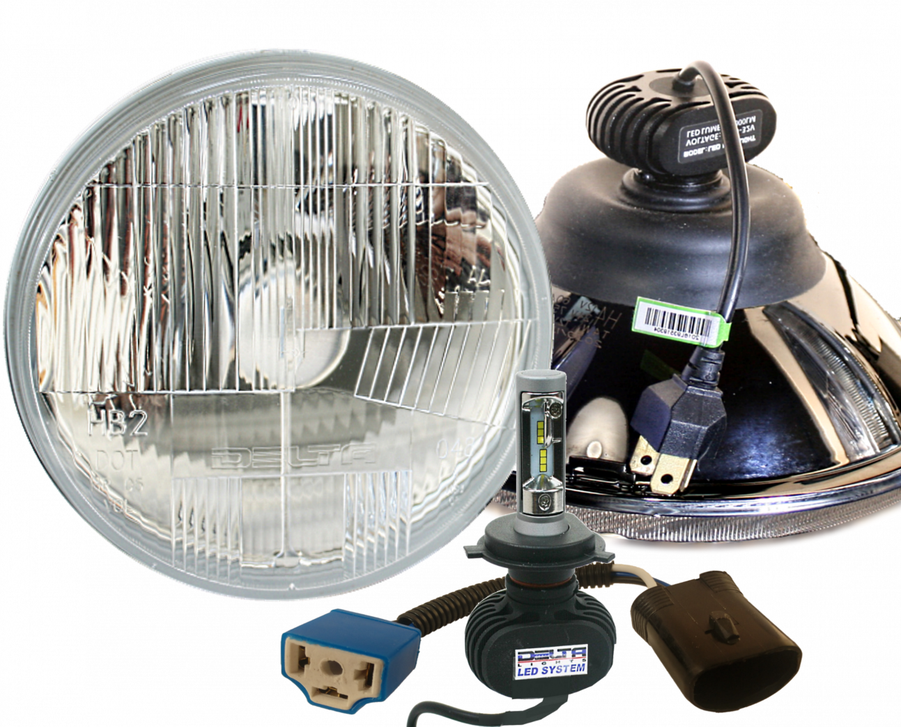 AUTO LENS DEFROST LED HEADLIGHT KIT FOR HUMMER H2 SUT (9007)