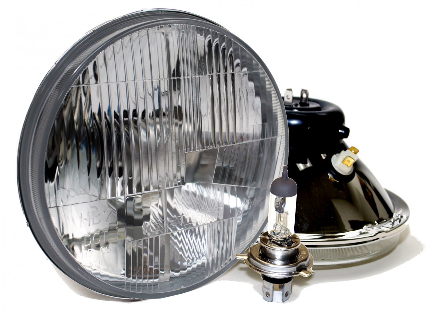 DOT 7 inch Halogen Headlight Kit with City Light