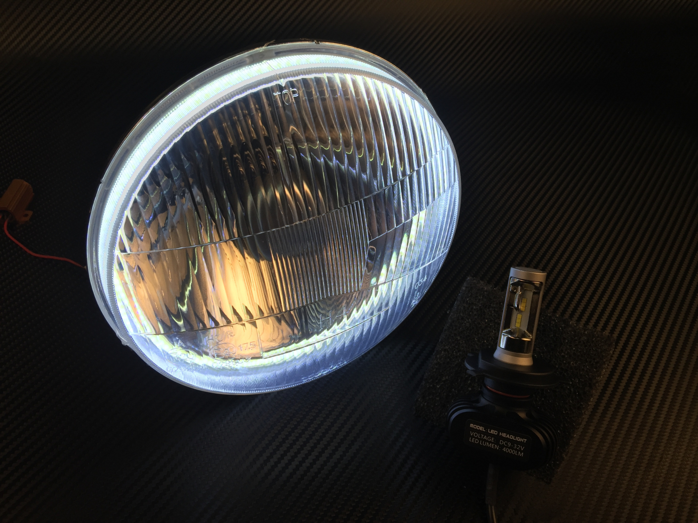 Classic 7 inch LED Headlight Kit with Halos