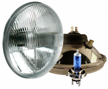 Classic 7 Inch Xenon Headlight Set With HALOs & Blinkers