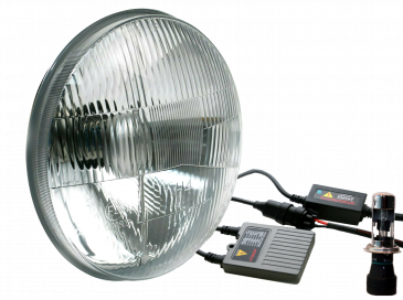 Universal Classic 7 inch H.I.D. Headlight Kit with Daytime Running Light