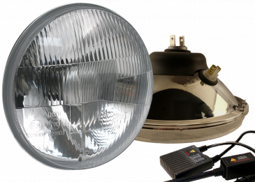 Universal Classic 7 Inch H.I.D. Headlight Kit With Daytime Running Light