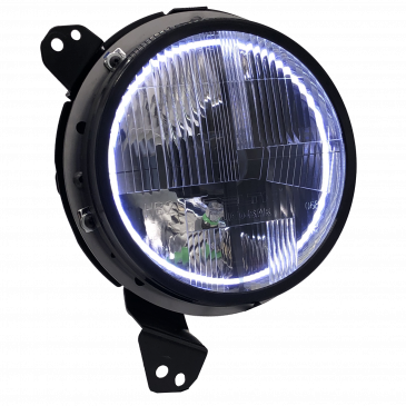 Jeep JL/JT Quad-Bar HALO HID Headlight Kit