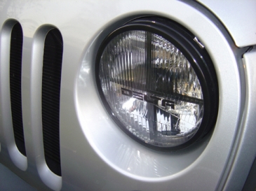 WATERPROOF Quad-Bar Armored LED Headlights With LED Blinkers