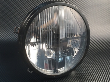 Quad-Bar Armored LED Headlights With Green LED DRL
