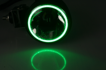 Jeep JL 3088 Series LED Bumper Fog Light Kit with Green Halo