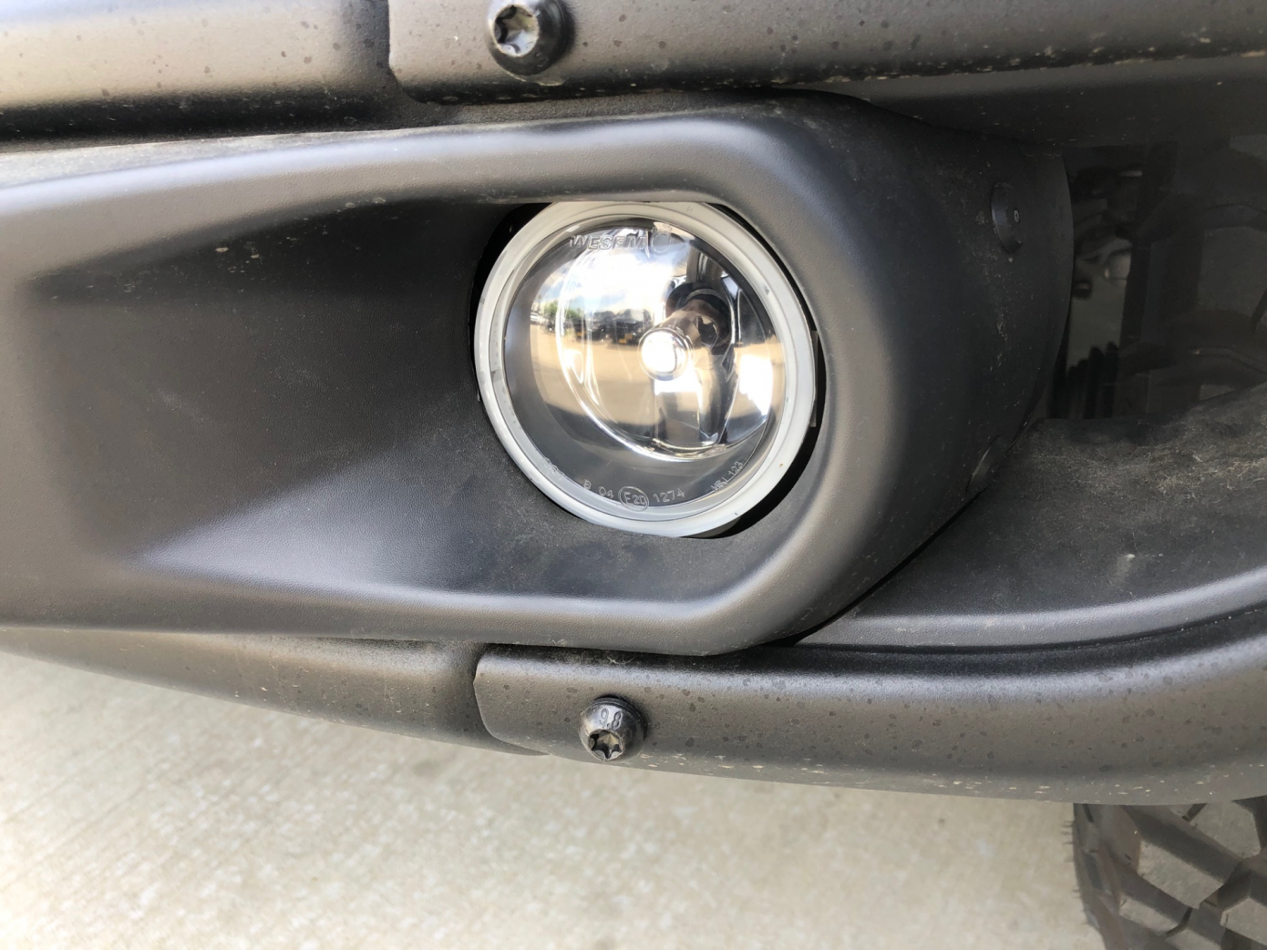 JEEP Wrangler JL LED Fog Light Kit w white halo