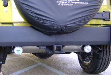 Hummer H2 Pipe-Lites  LED Waterproof Backup Lights with Halo Stop Light