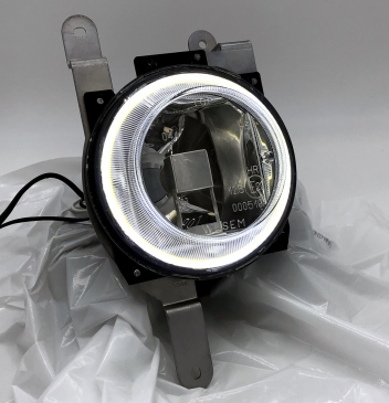 Universal 4.5" Round Switchback Halo LED Bumper Driving Light Kit