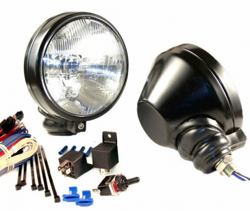 550 Series H I D  Hi Lo  Light Kit - Black  Steel Housing 