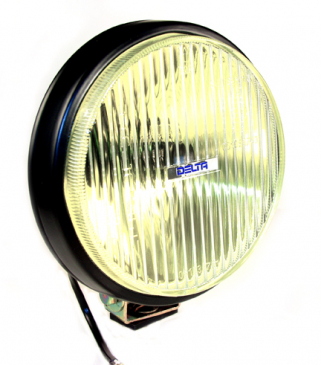 100 Series Thinline Halogen Fog Amber Light Kit -BLACK
