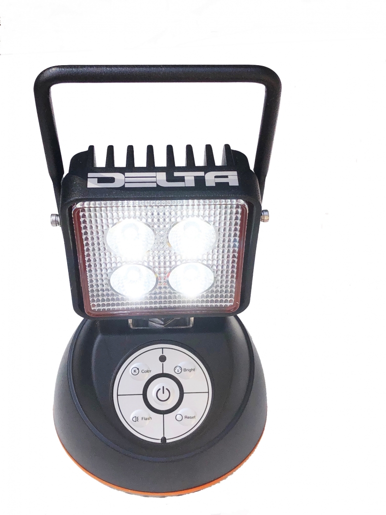 Rechargeable Portable Magnetic LED Work Light with Amber Flasher