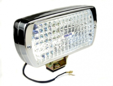 220 SERIES FLOOD LIGHT  24V  SINGLE - CHROME
