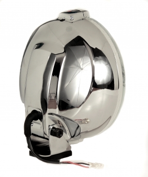 800H Series  Driving Light Kit - Chrome  W  Stone Guard 