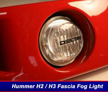 Hummer H2 46H 4.5" Round LED Bumper Driving Light Kit (PAIR)