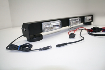 MAGNETIC BULLET  LIGHT BAR 27   XENON  - BLACK