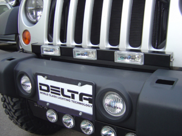 GRILL LIGHT BAR LED BLACK