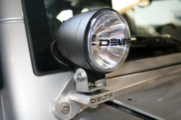 300 SERIES BULLET LIGHTS XENON W   T-BRACKETS FOR JEEP JK