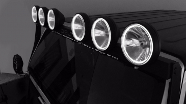 Jeep JK BOLT 500 SkyBar LED 57" Light Bar with Halos