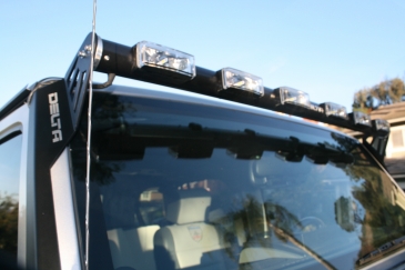 Jeep JK 52" TUBULAR LED Shield Aluminum Light Bar
