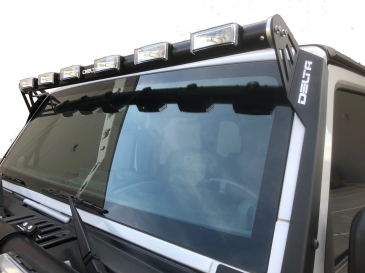 Jeep JK 52" TUBULAR LED Shield Aluminum Light Bar