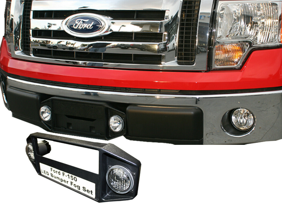 Ford F150 2009-14 License Plate LED Fog Light Kit