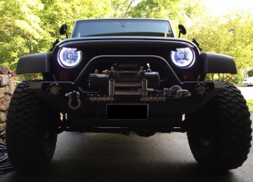 DOT 7" H13 HALO LED Headlight Kit
