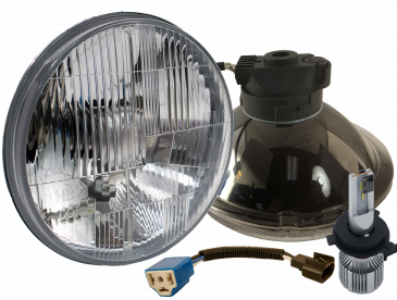 JEEP JK Waterproof Hi-Lo LED Headlight Kit. (PAIR)