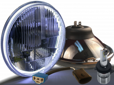7" Switchback HALO LED Headlight Kit (9007)