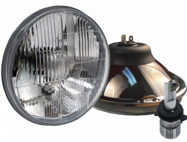 7" LED Headlight With HALO