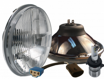 H2 Hummer DOT 7" LED Headlight Kit W Halo