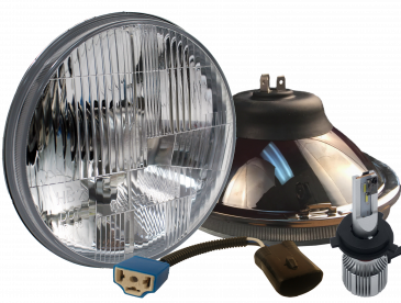 H2 Hummer DOT 7" LED Headlight Kit W Halo