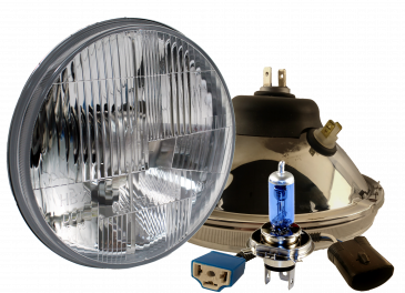 DOT Compliant 7" Xenon Headlights with City Light for 9007 Hummer PAIR