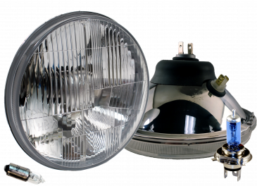 DOT 7" Xenon Headlight Kit With City Light