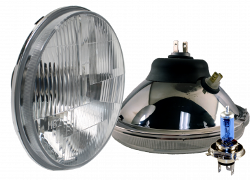 DOT 7 Inch Xenon Headlight Kit With Blinkers