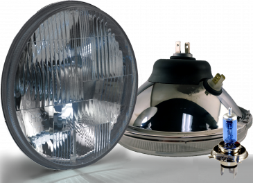 DOT 7   Xenon Headlight Kit w Halogen DRL