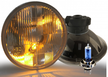 Universal WATERPROOF 7-inch Xenon Headlight Kit with LED DRL