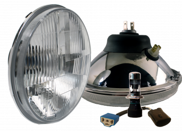 Hummer 7" Hi-Lo HID Headlight Set With City Lights For 9007 Type Harness (PAIR)