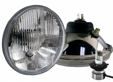 Universal 7-inch HALO LED Headlight Kit With LED Blinkers