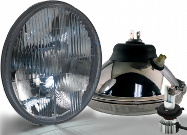 DOT 7" LED Headlight Kit w DRL Lights