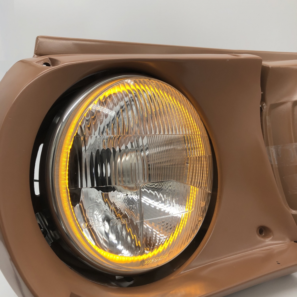 再再再..販 ジープ SPL Ult 7" inch DOT Approved LED Round Headlights With DRL Halo  Ult LED Tail Lights Brake ＆ Ultimate Reverse Lights(Clear Vertion)並行輸入 