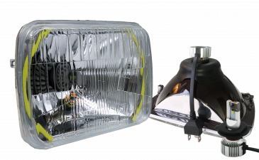Rectangular (5" X 7") Halo LED Headlight Kit