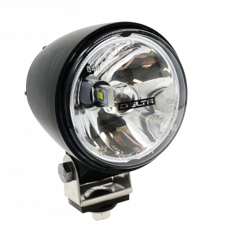 Jeep JK T-Bracket Bullet LED Driving Light Kit With Amber HALOs (PAIR)