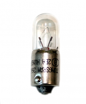 Miniature Tungsten Parking Light Bulb BA9S - White