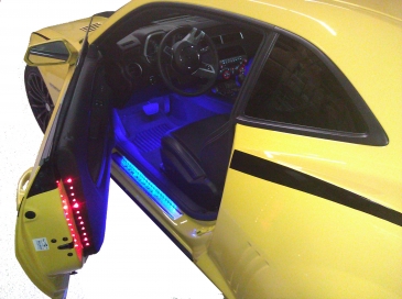 4x12 LED 2 Door Accent LED Light Strip - Blue