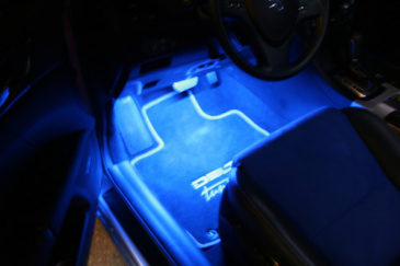 2x12 LED 2 Door Floor Accent Light Strip - Blue