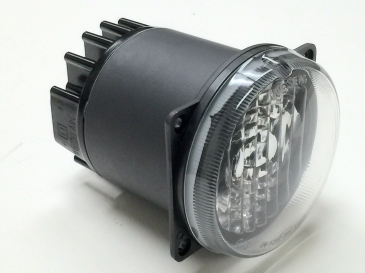 LED Clear Fog Light 3" Flush Mount Universal (Single)