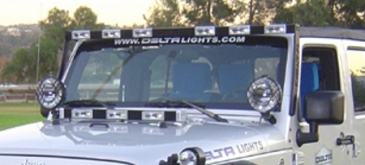 T-Bracket 600-Series Windshield Mount LED Light Kit