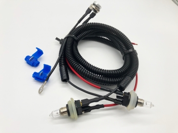 LENS DEFROST ELEMENT WITH HARNESS FOR LED HEADLIGHTS